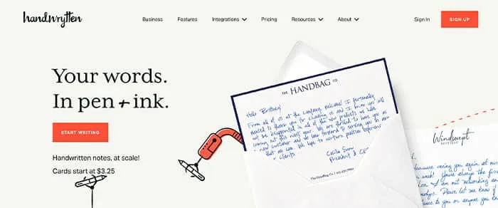 handmywritten website