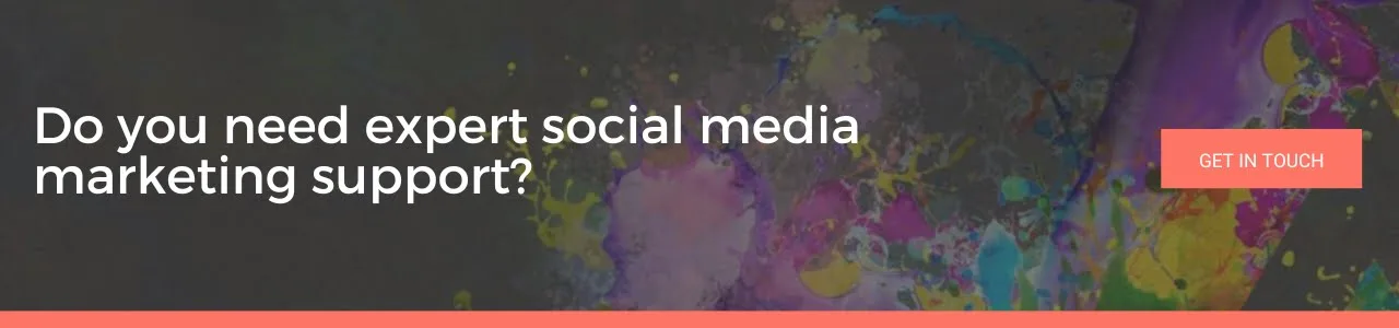 A CTA image encouraging readers to use specialist expert social media support